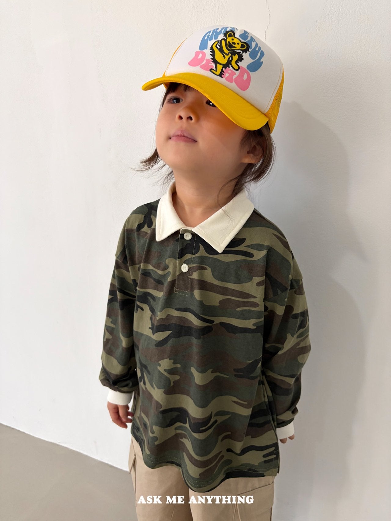 《予約》Plage Collar T-Shirt / ASK ME ANYTHING