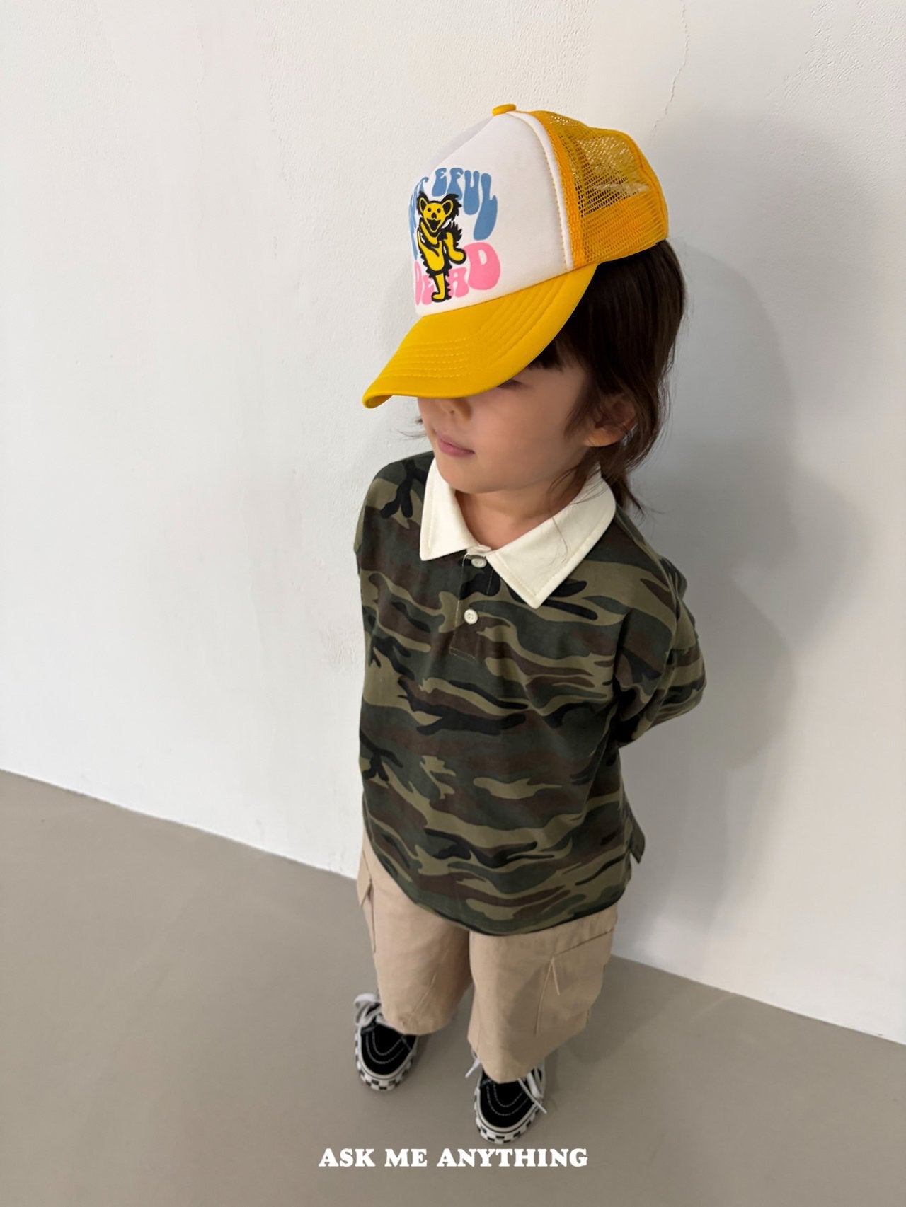 《予約》Plage Collar T-Shirt / ASK ME ANYTHING