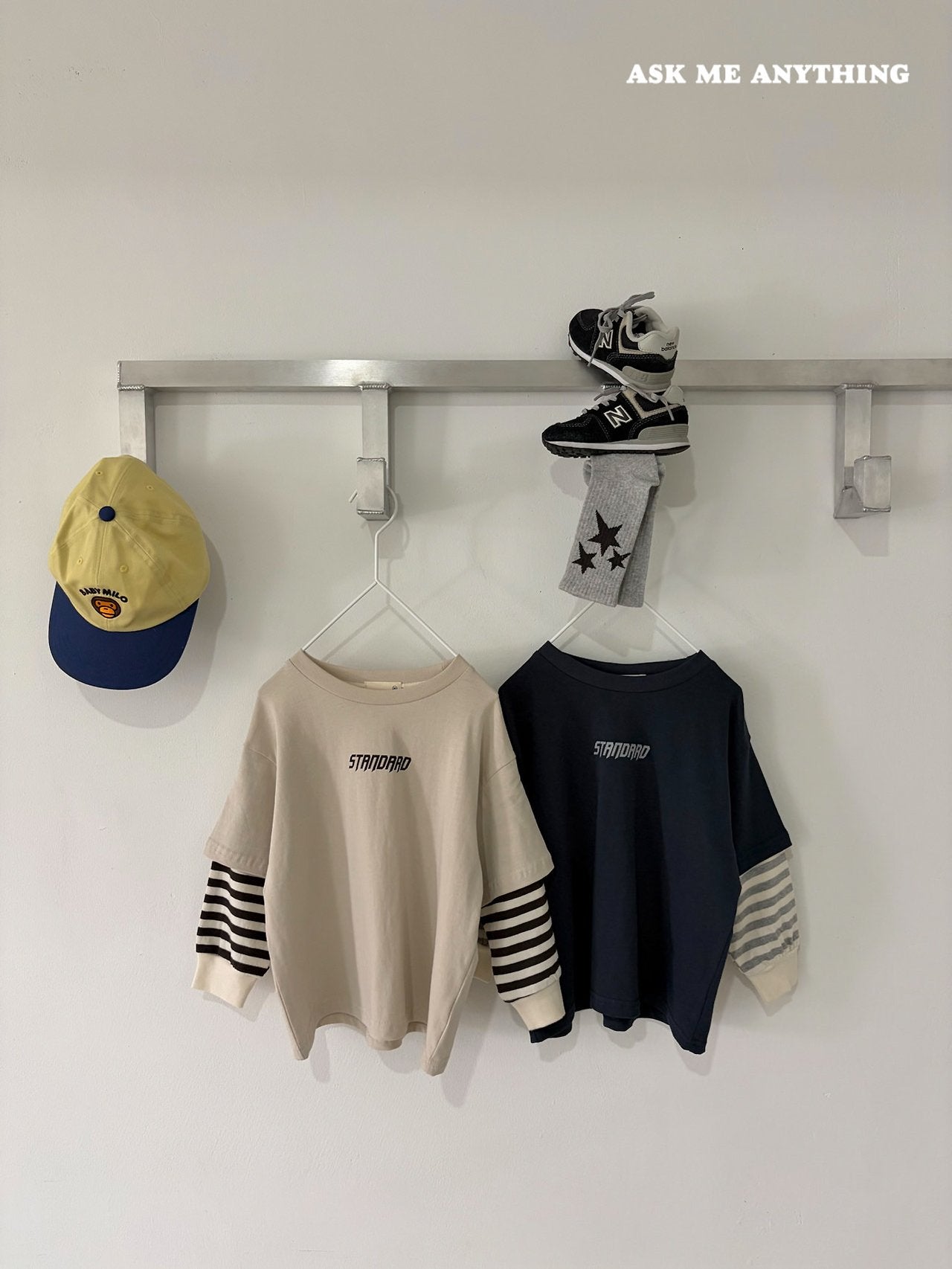 《予約》Layered T-shirt / ASK ME ANYTHING