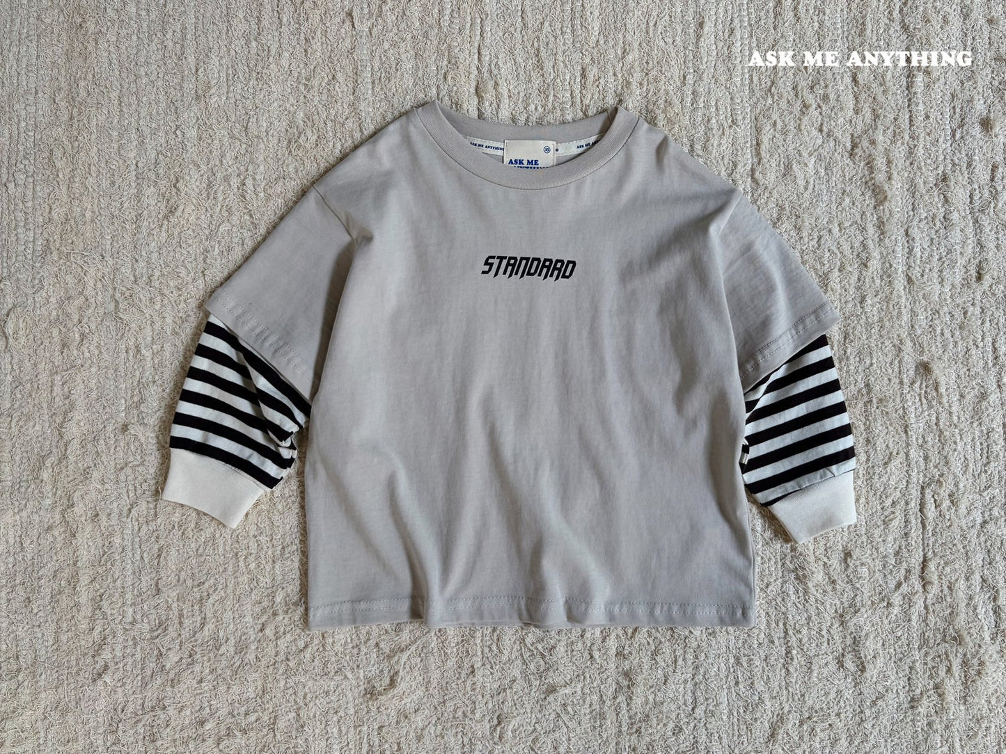 《予約》Layered T-shirt / ASK ME ANYTHING