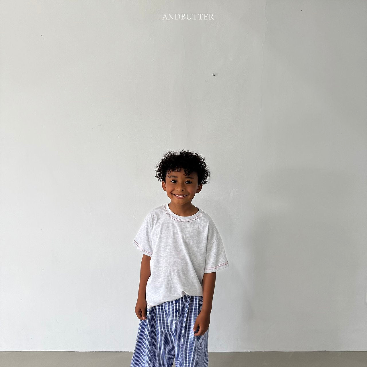 《予約》Stitch Point T-Shirt / andbutter
