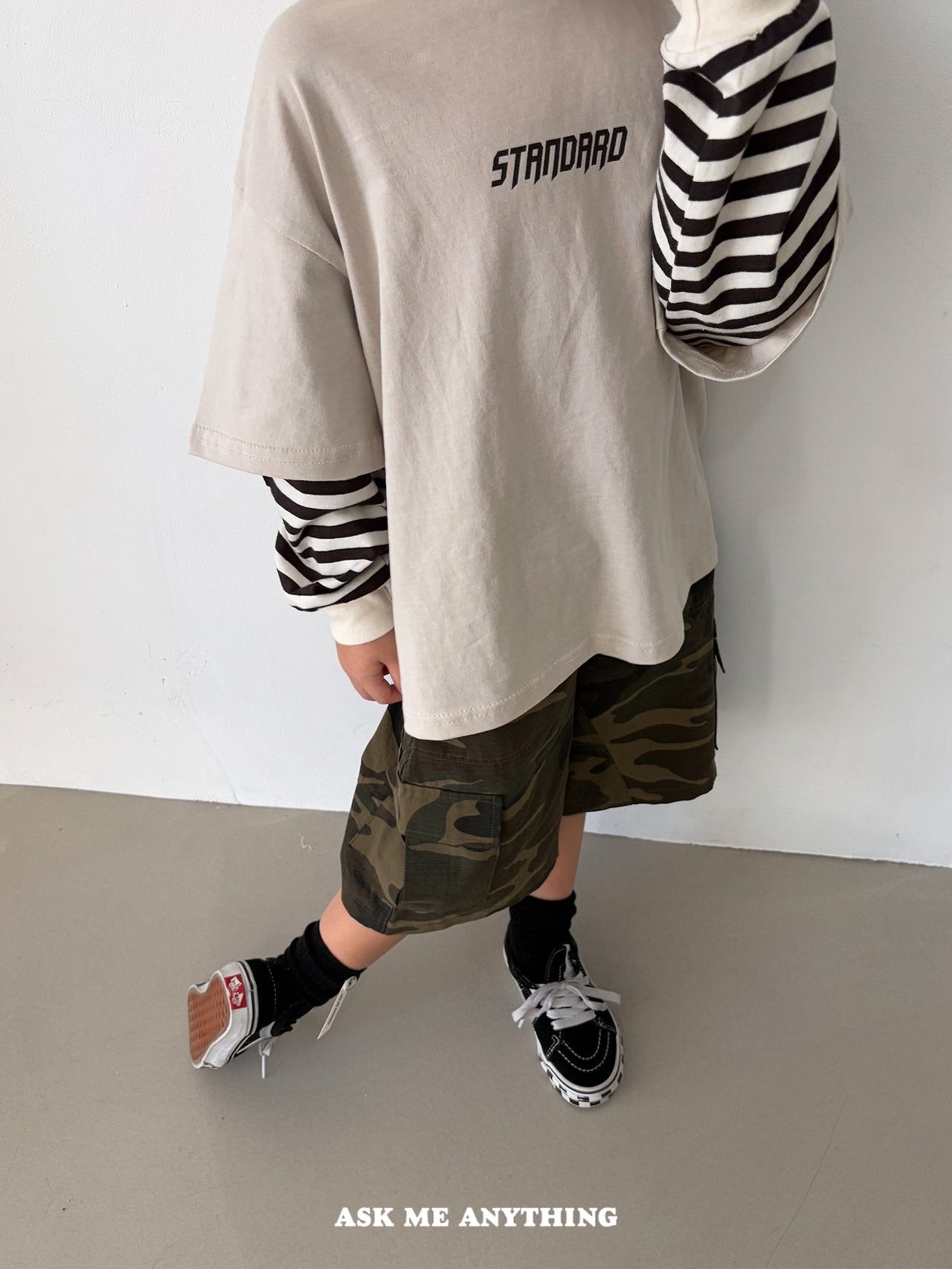 《予約》Layered T-shirt / ASK ME ANYTHING