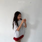 《予約》Stitch Point T-Shirt / andbutter
