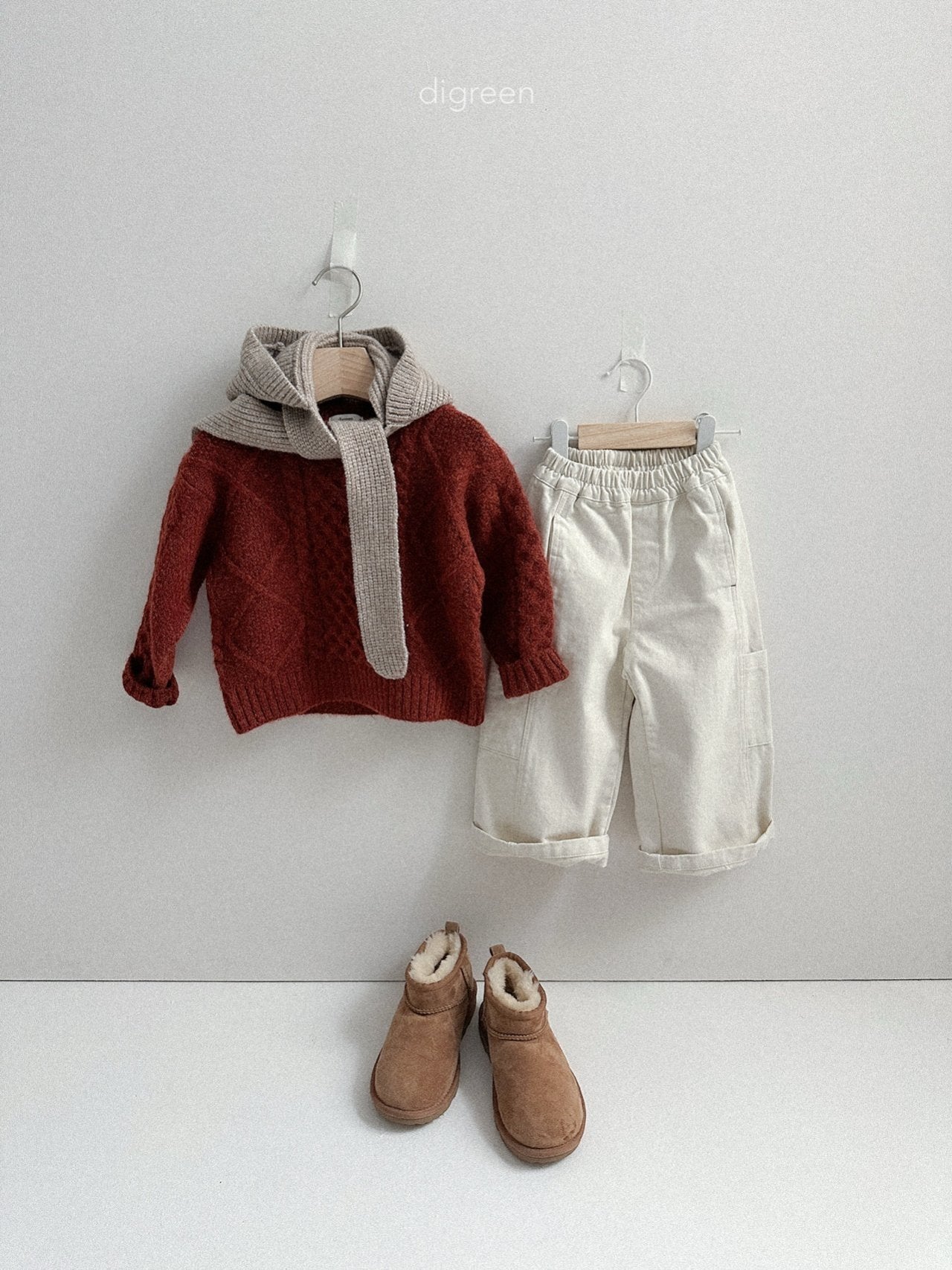 《予約》Flat Wide Pants / digreen