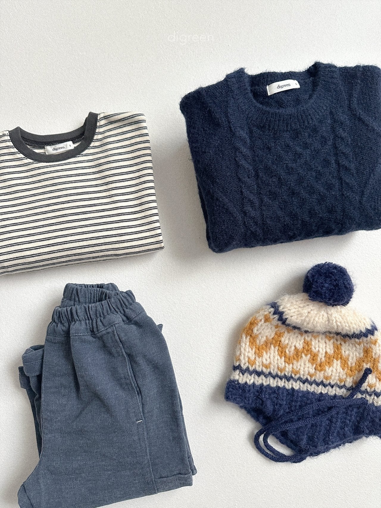 《予約》Flat Wide Pants / digreen