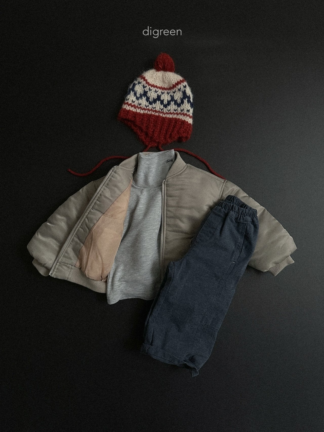 《予約》Flat Wide Pants / digreen