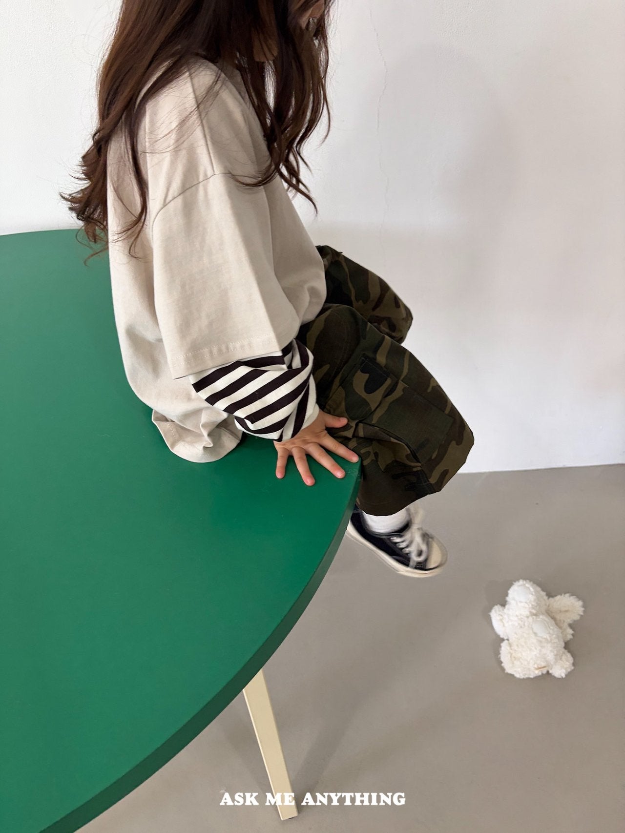 《予約》Layered T-shirt / ASK ME ANYTHING