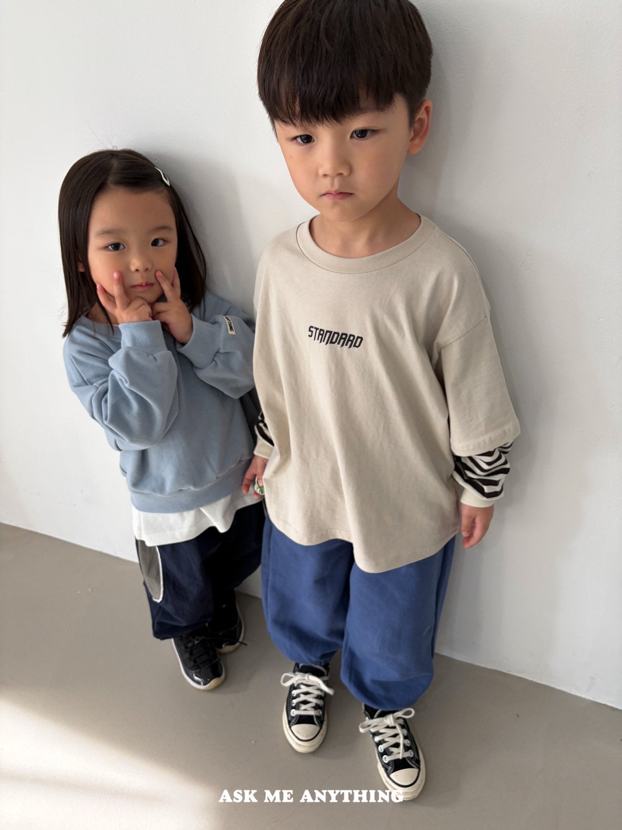《予約》Layered T-shirt / ASK ME ANYTHING