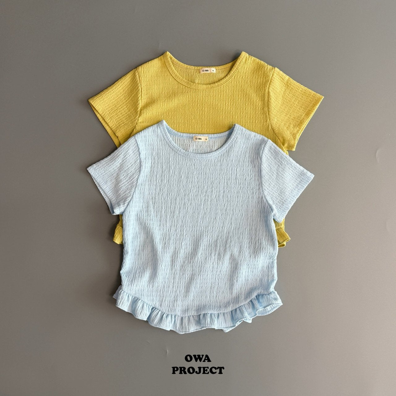 《予約》Pleated Frill Tee / OWA PROJECT