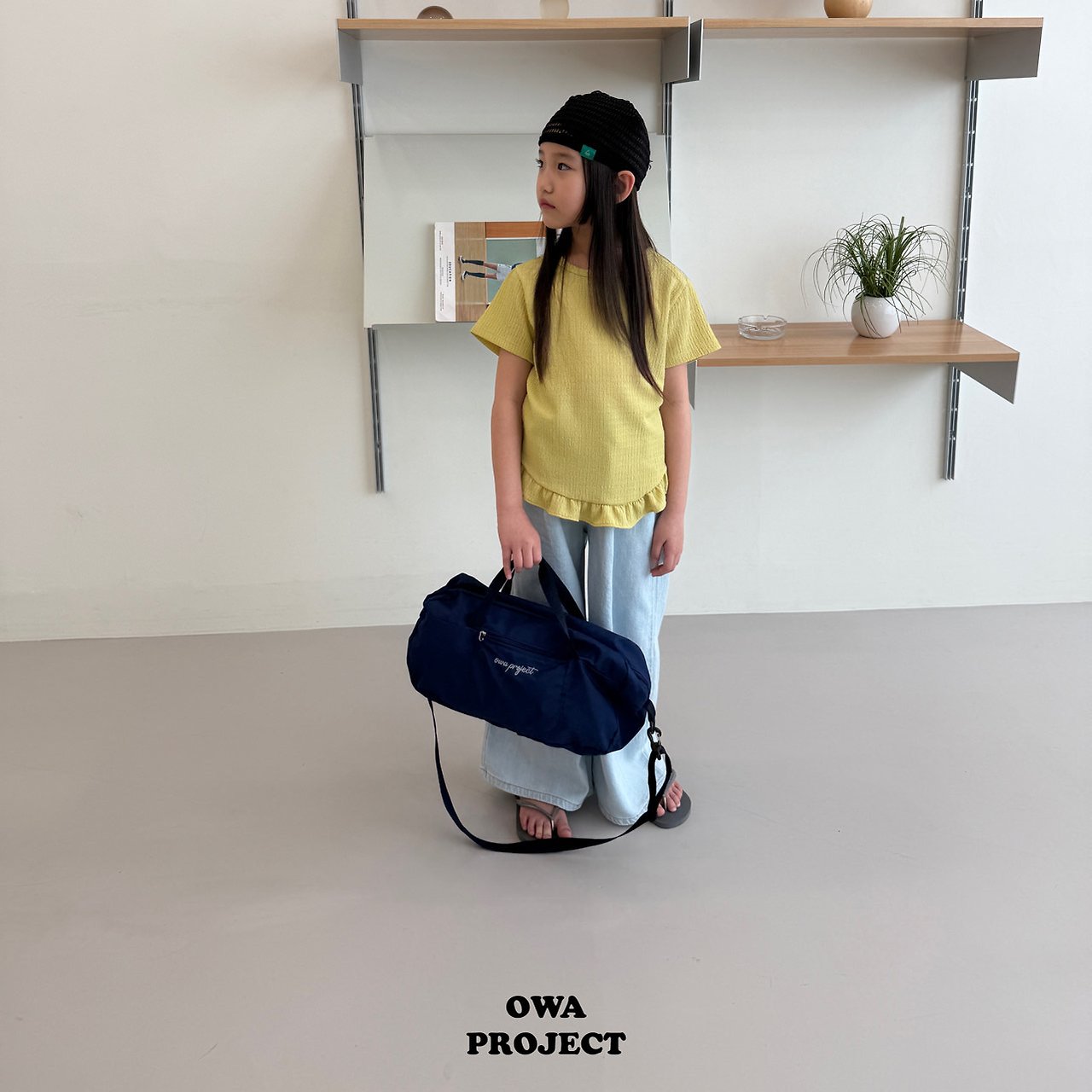 《予約》Pleated Frill Tee / OWA PROJECT