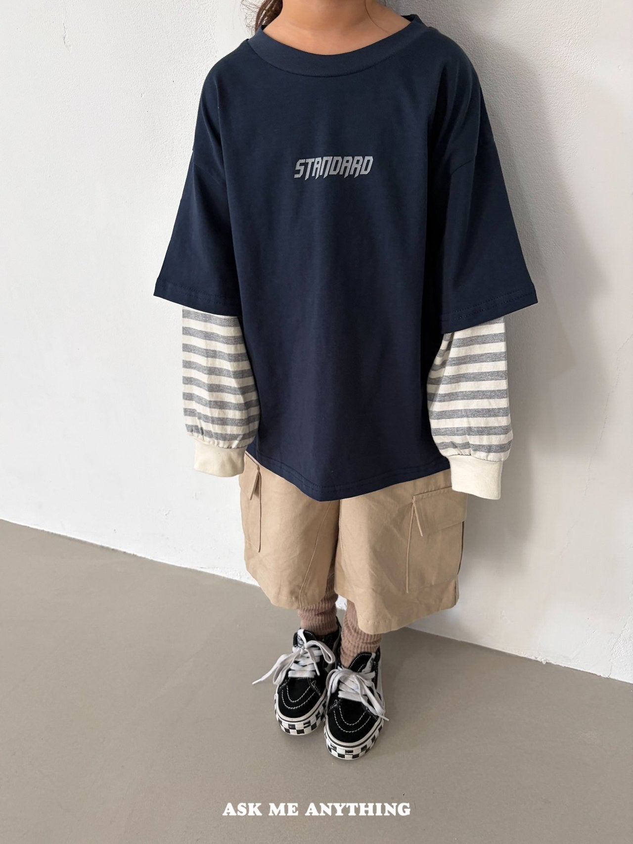 《予約》Layered T-shirt / ASK ME ANYTHING