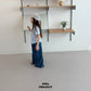 《予約》Pleated Frill Tee / OWA PROJECT