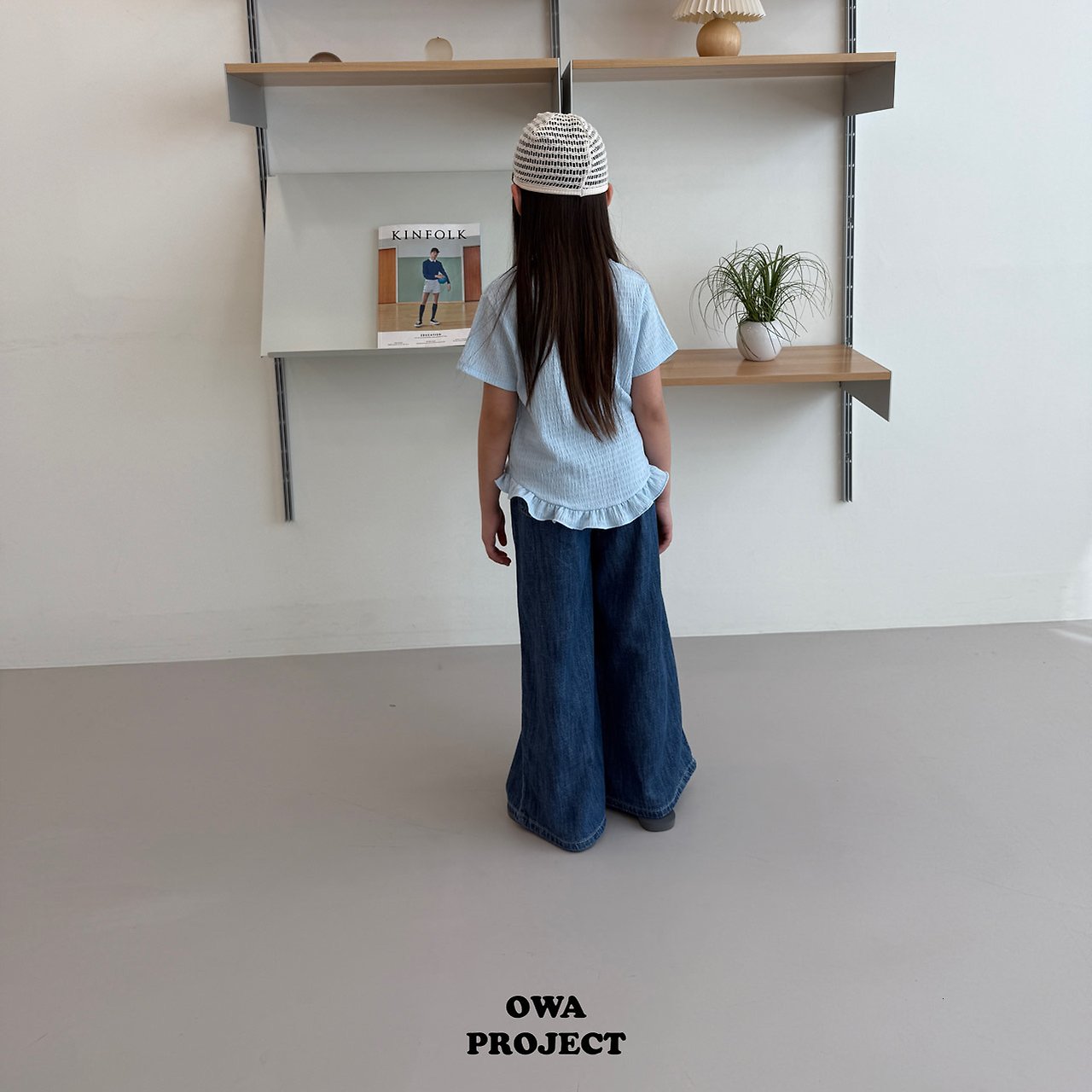 《予約》Pleated Frill Tee / OWA PROJECT