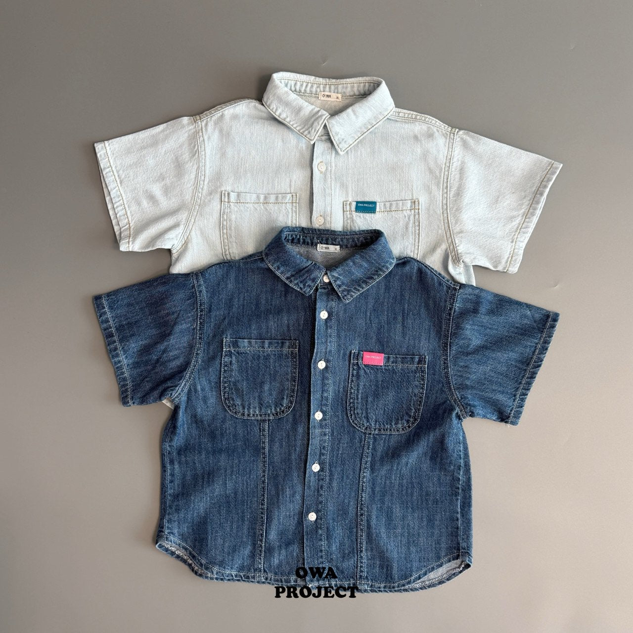 《予約》Linen Cut Denim Shirt / OWA PROJECT