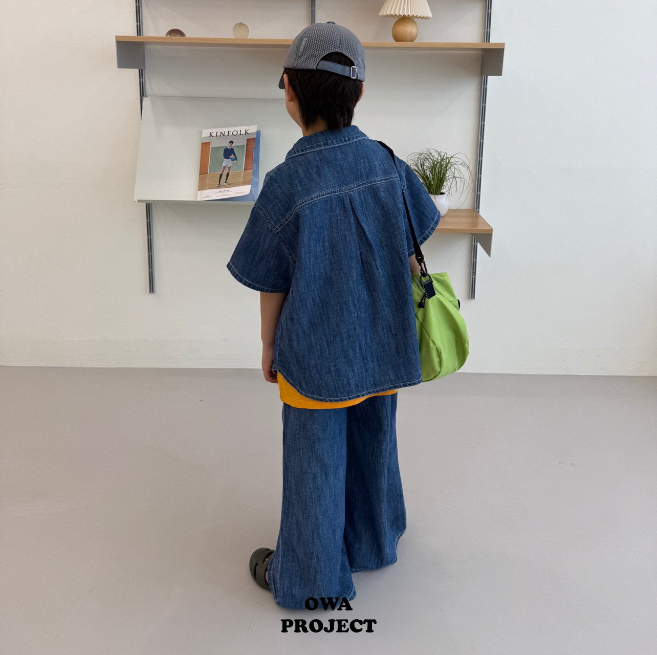 《予約》Linen Cut Denim Shirt / OWA PROJECT