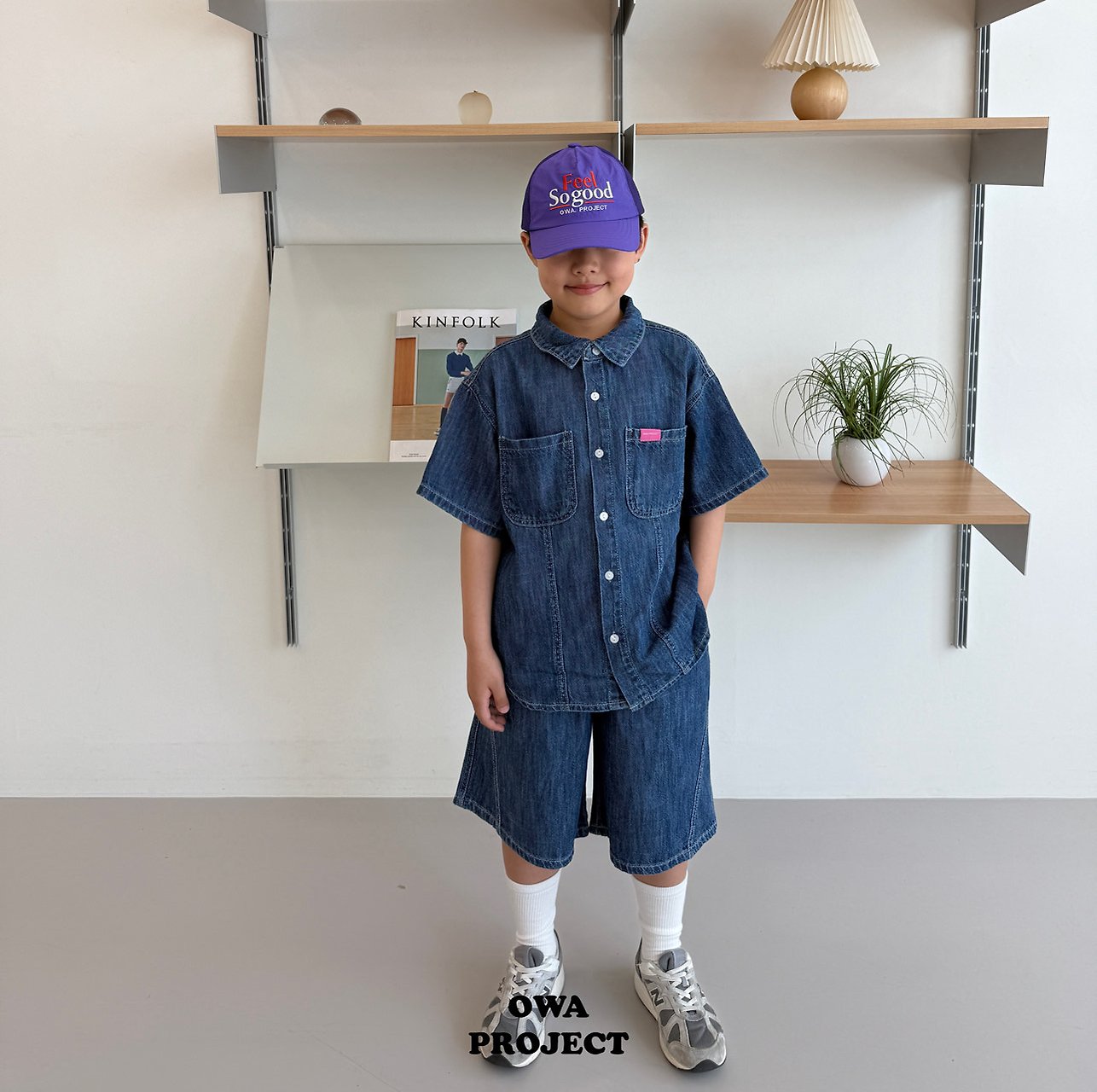 《予約》Linen Cut Denim Shirt / OWA PROJECT