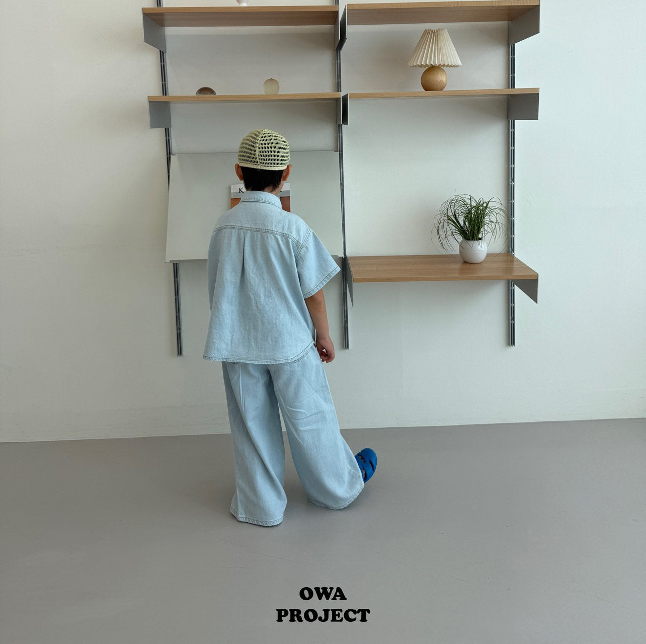 《予約》Linen Cut Denim Shirt / OWA PROJECT