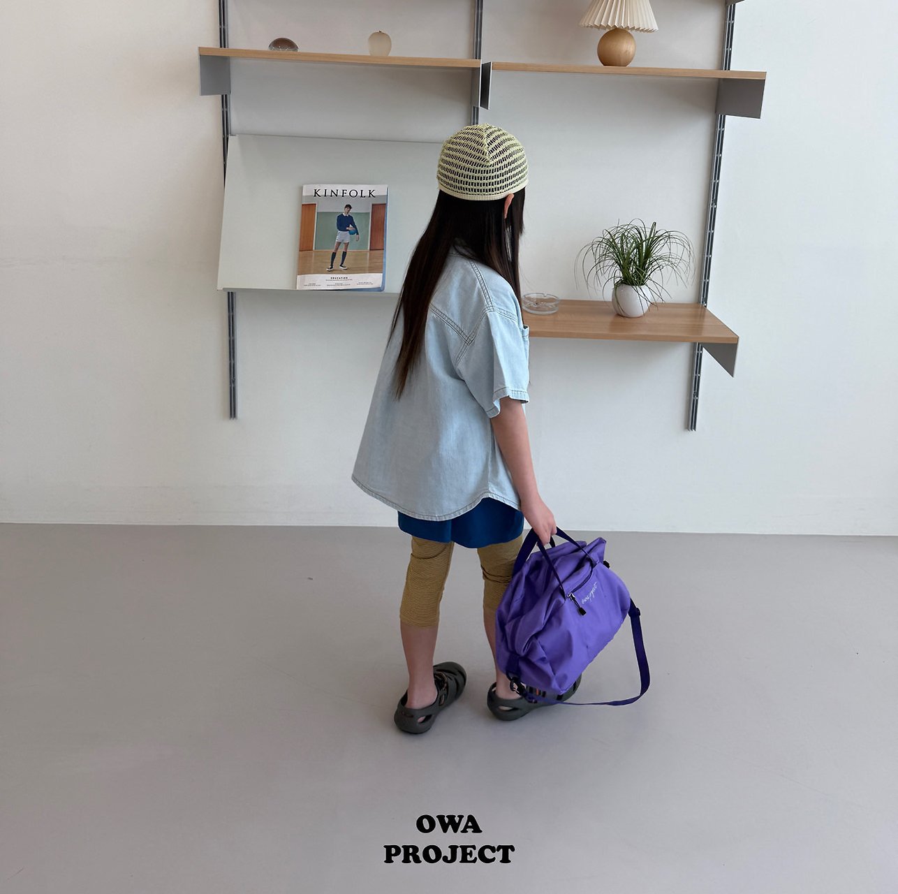 《予約》Linen Cut Denim Shirt / OWA PROJECT