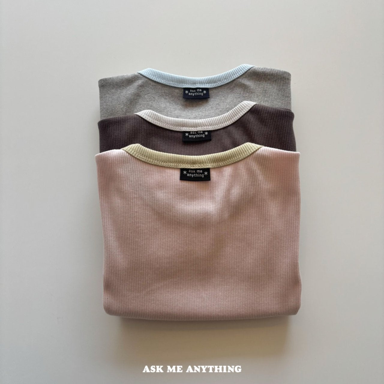 《予約》Chacha Stripe Tee / ASK ME ANYTHING