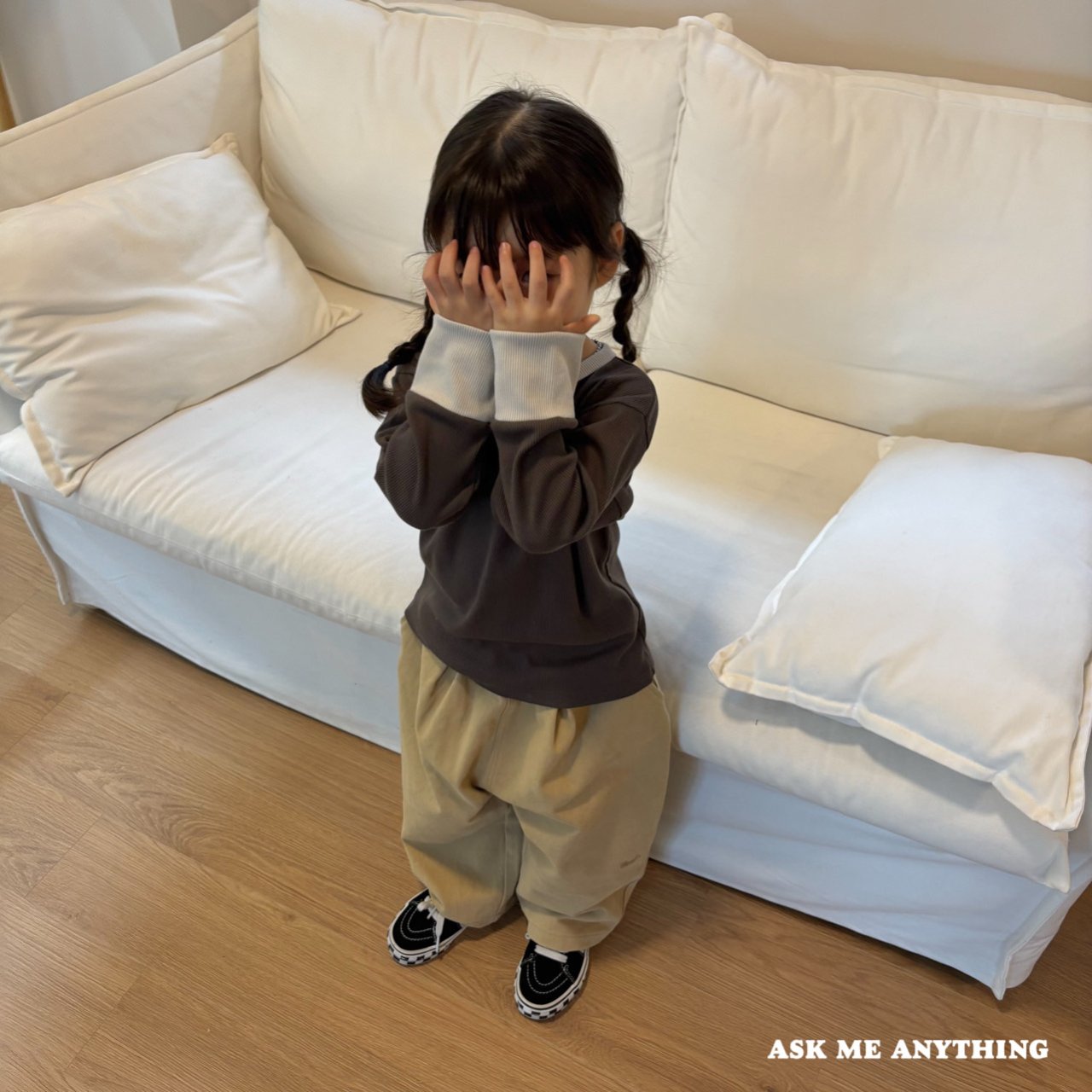 《予約》Chacha Stripe Tee / ASK ME ANYTHING