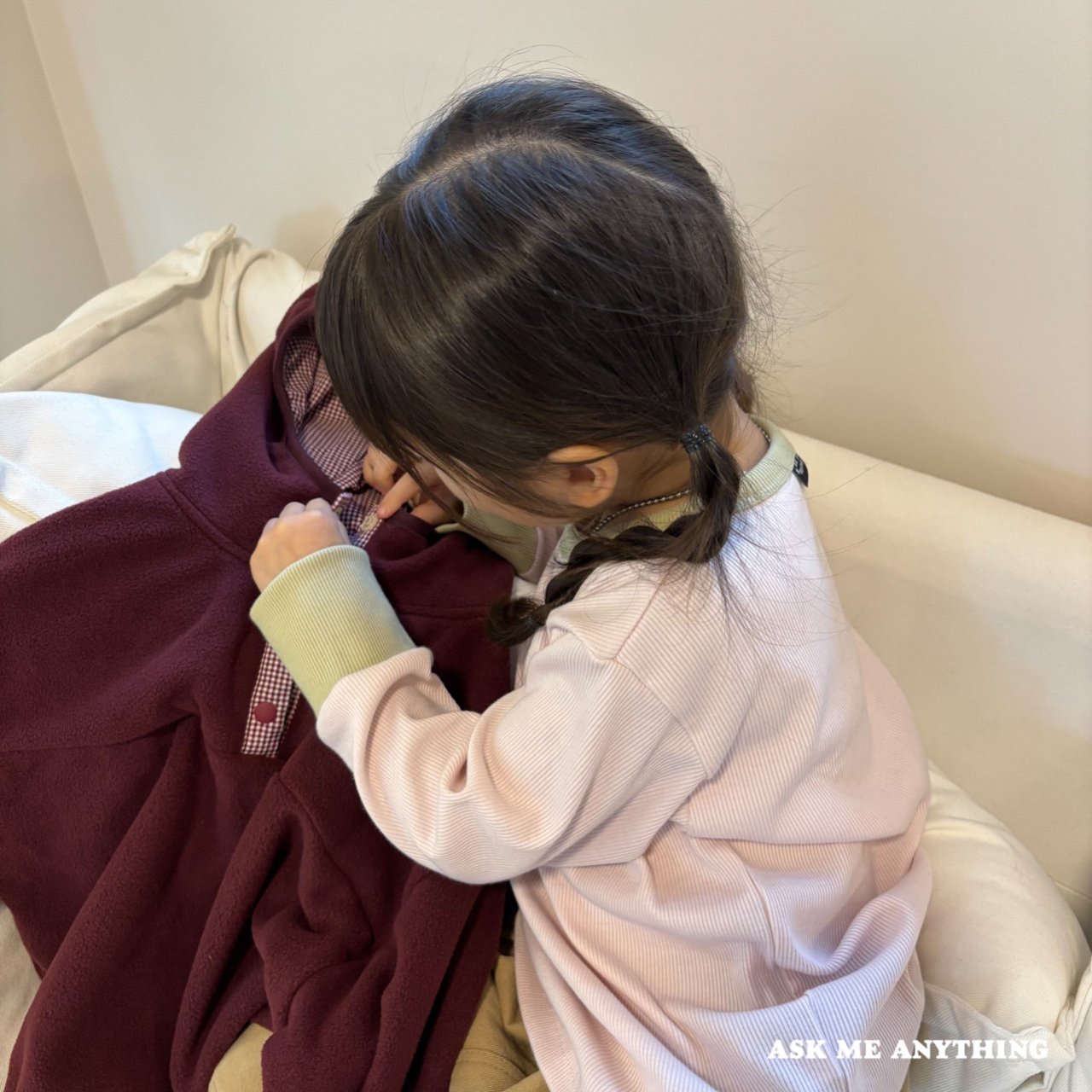 《予約》Chacha Stripe Tee / ASK ME ANYTHING