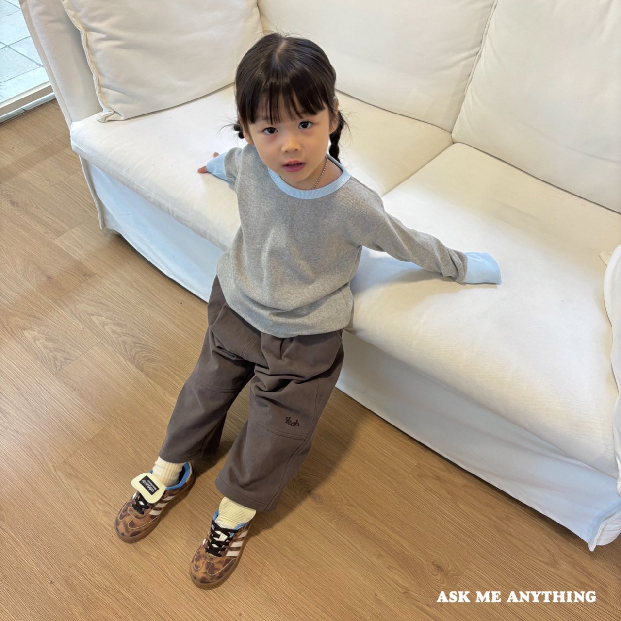 《予約》Chacha Stripe Tee / ASK ME ANYTHING