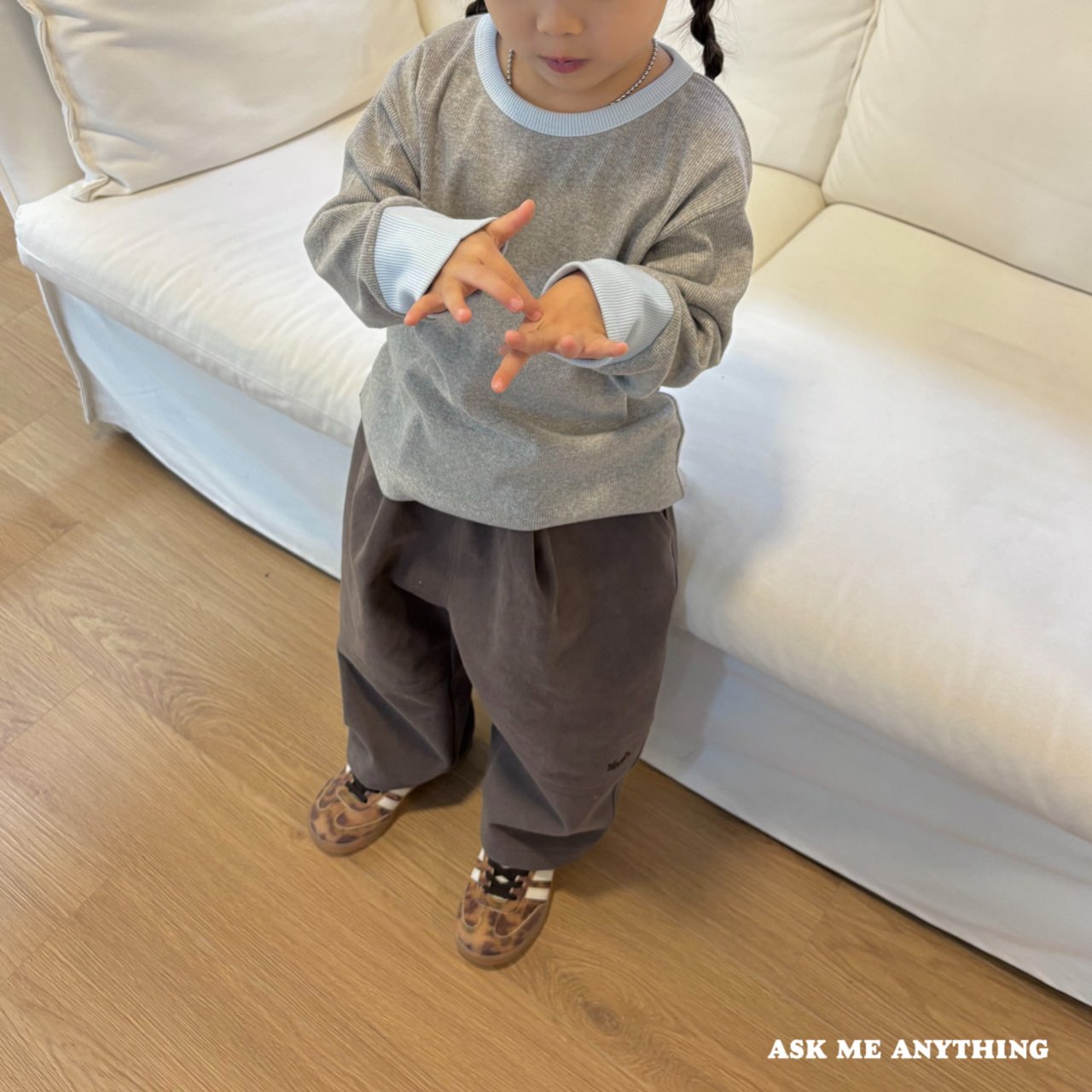 《予約》Chacha Stripe Tee / ASK ME ANYTHING