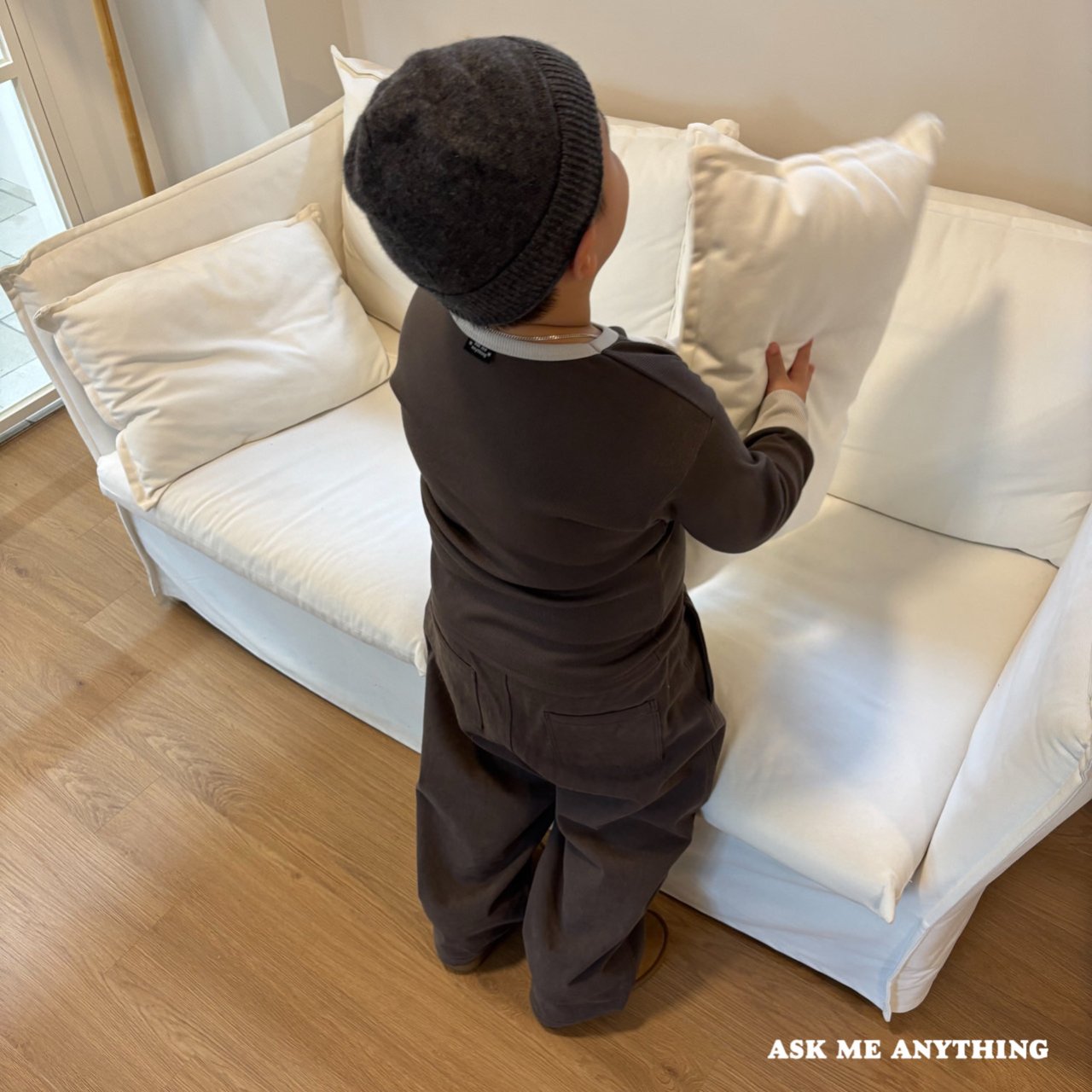 《予約》Chacha Stripe Tee / ASK ME ANYTHING