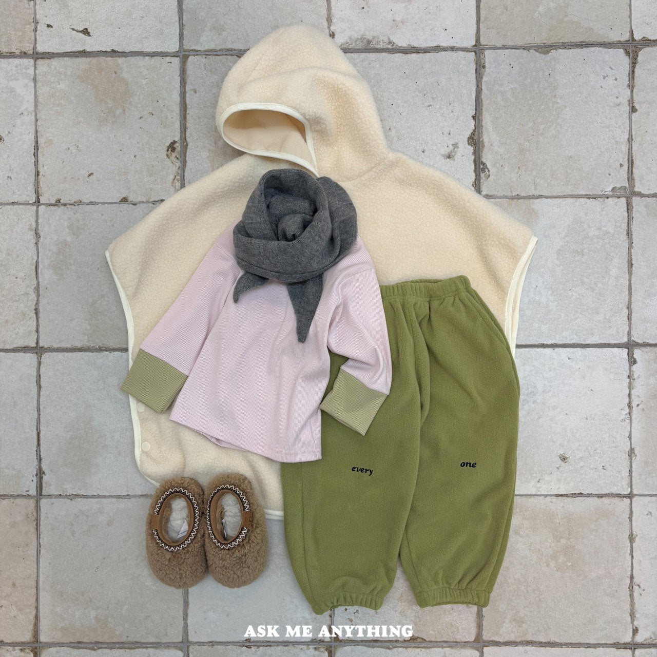 《予約》Chacha Stripe Tee / ASK ME ANYTHING