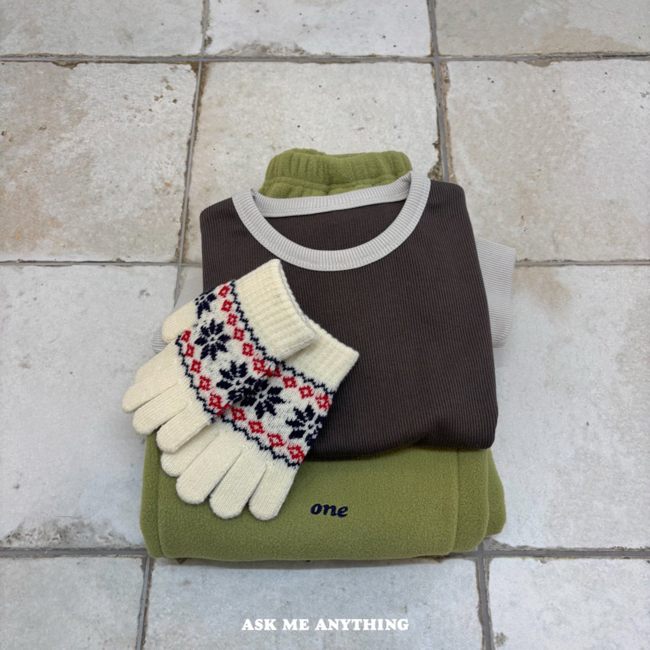 《予約》Chacha Stripe Tee / ASK ME ANYTHING