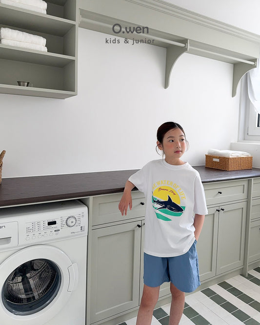 《予約》Shark Short Sleeve T-shirt / O.wen