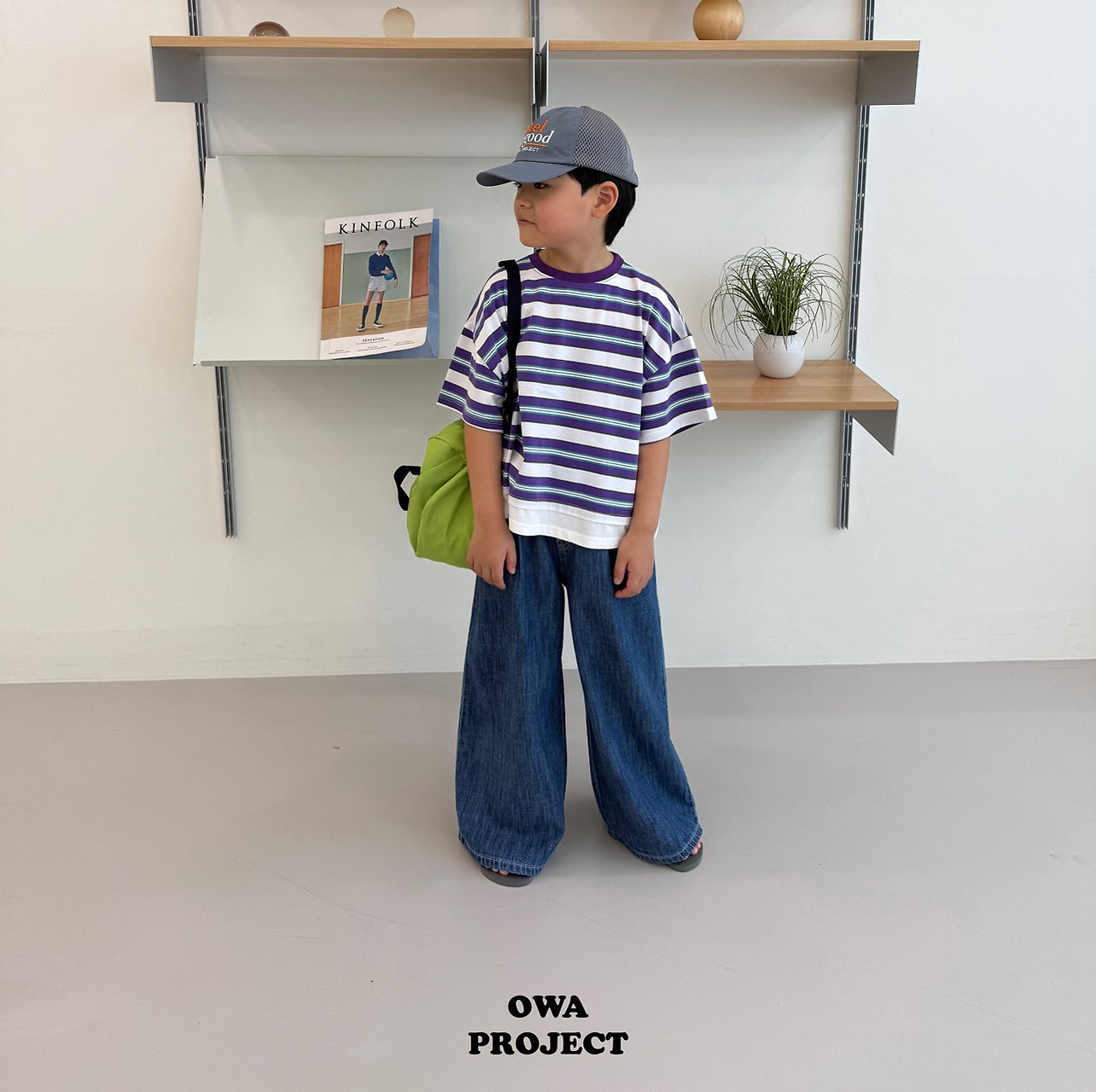 《予約》Whole Linen Denim Pants / OWA PROJECT