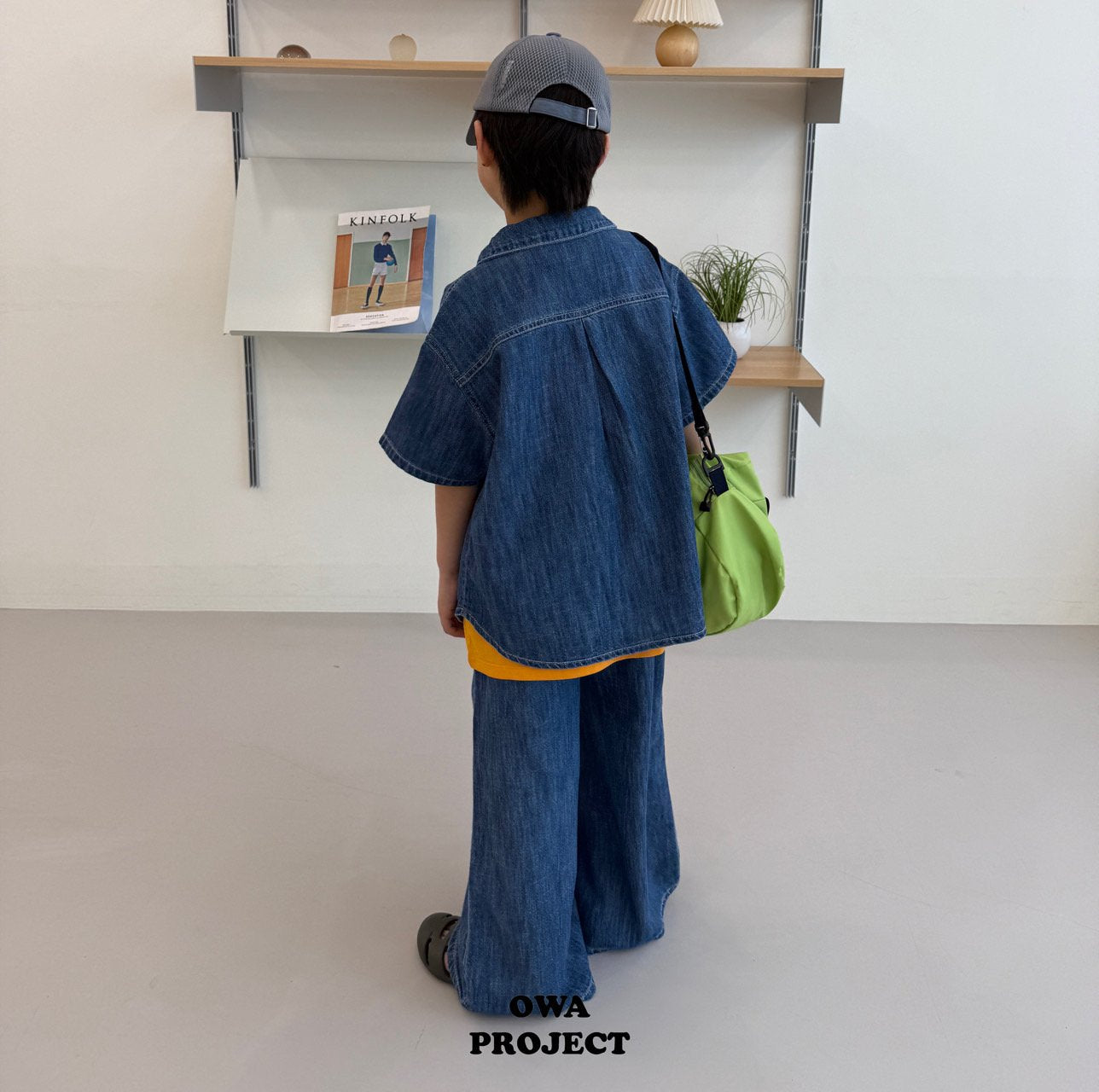 《予約》Whole Linen Denim Pants / OWA PROJECT