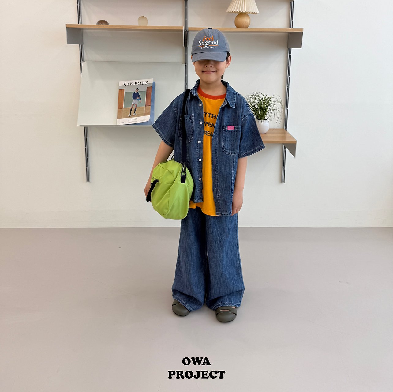 《予約》Whole Linen Denim Pants / OWA PROJECT