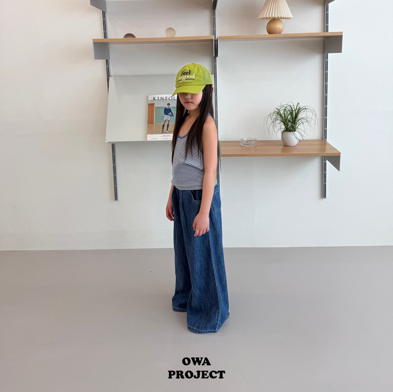 《予約》Whole Linen Denim Pants / OWA PROJECT