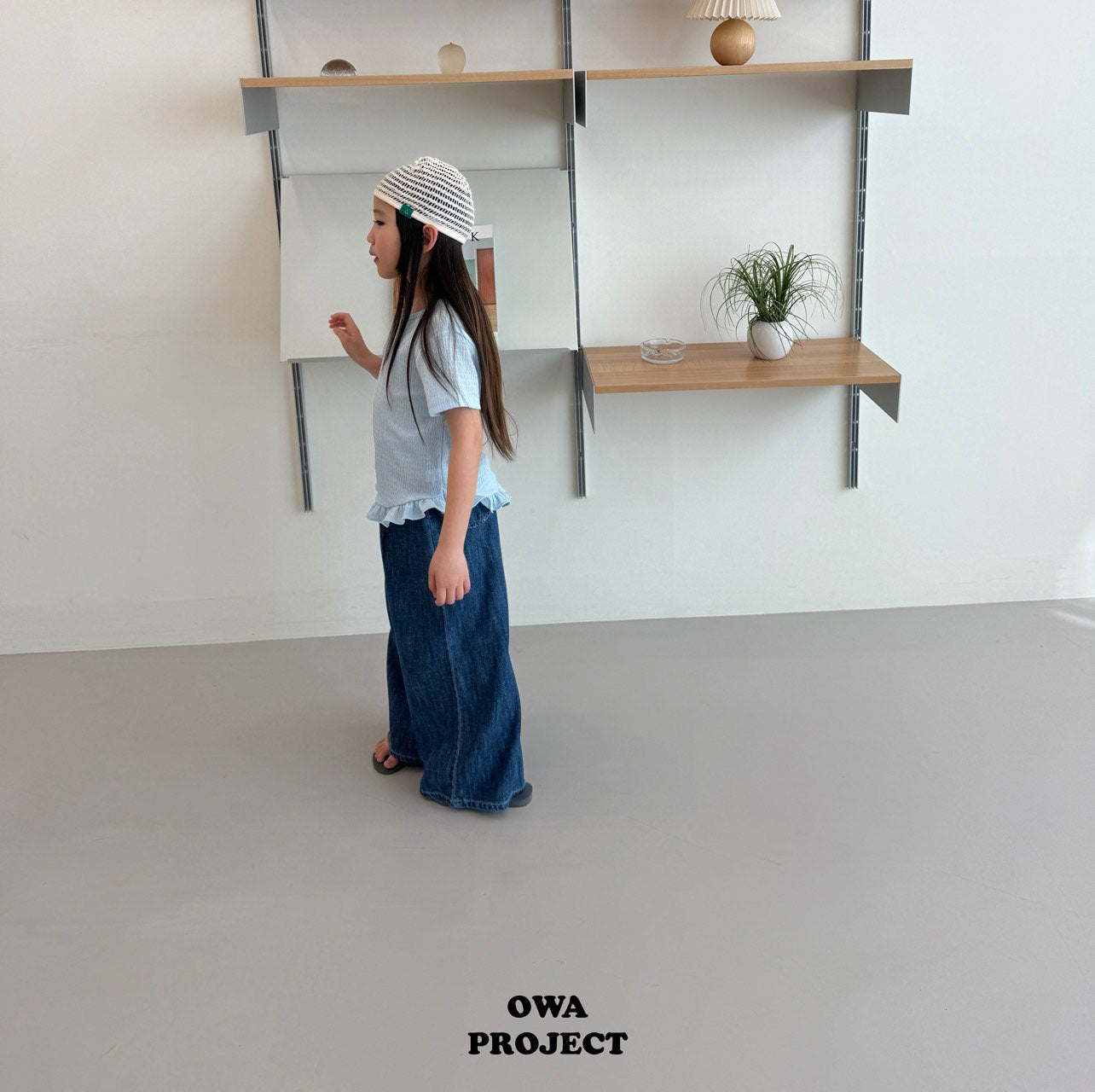 《予約》Whole Linen Denim Pants / OWA PROJECT