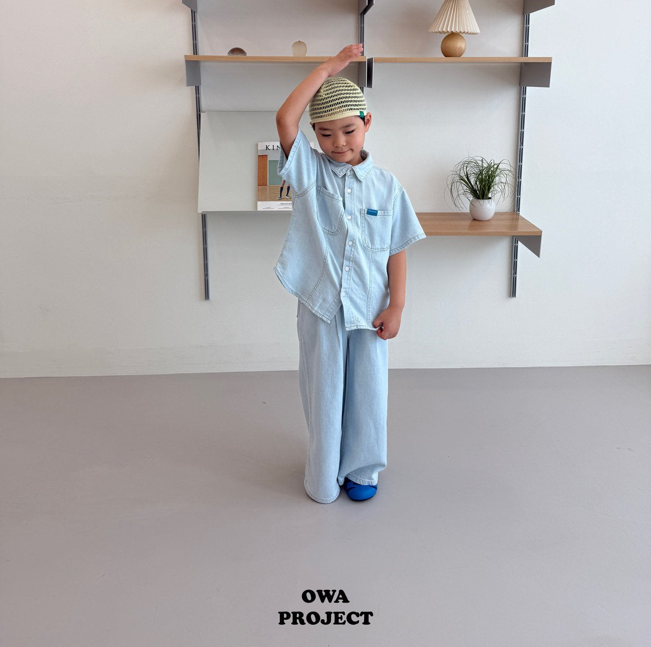 《予約》Whole Linen Denim Pants / OWA PROJECT