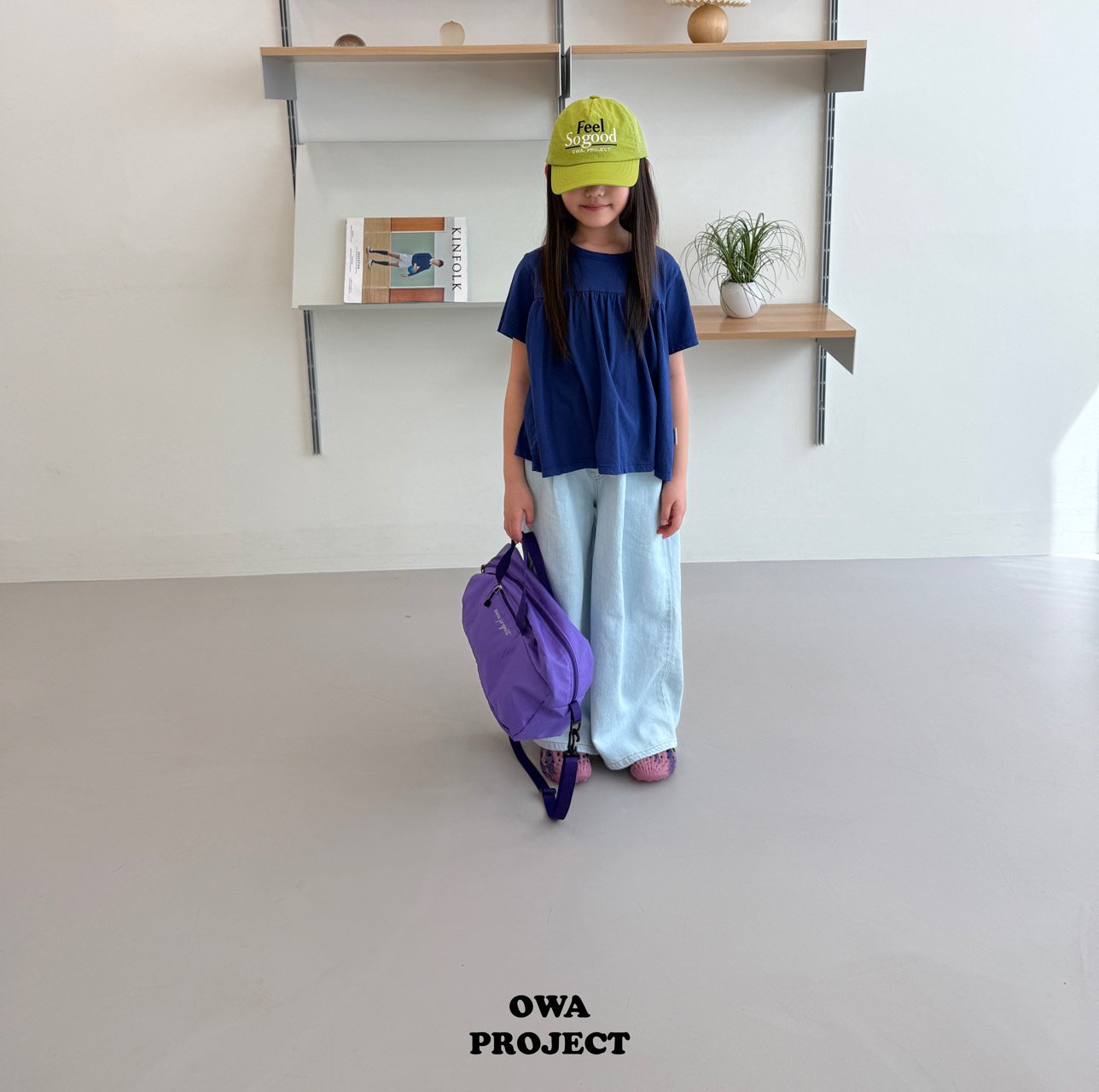 《予約》Whole Linen Denim Pants / OWA PROJECT