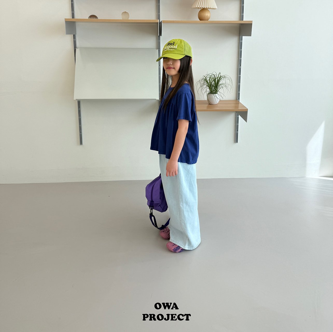 《予約》Whole Linen Denim Pants / OWA PROJECT