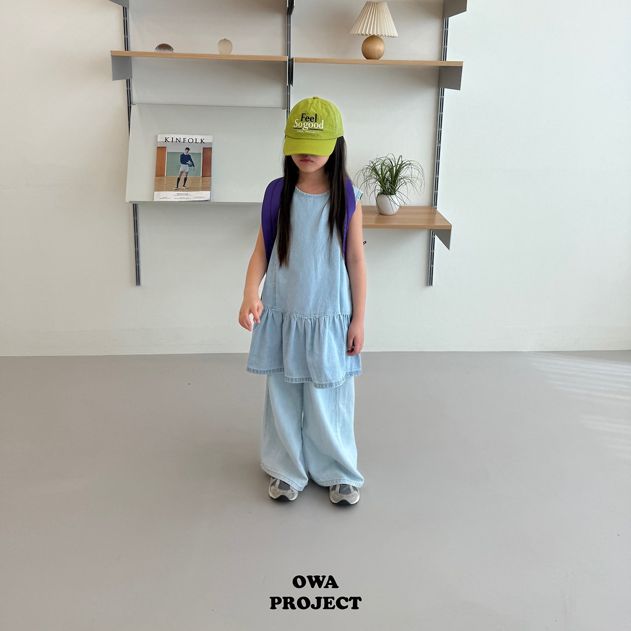 《予約》Whole Linen Denim Pants / OWA PROJECT