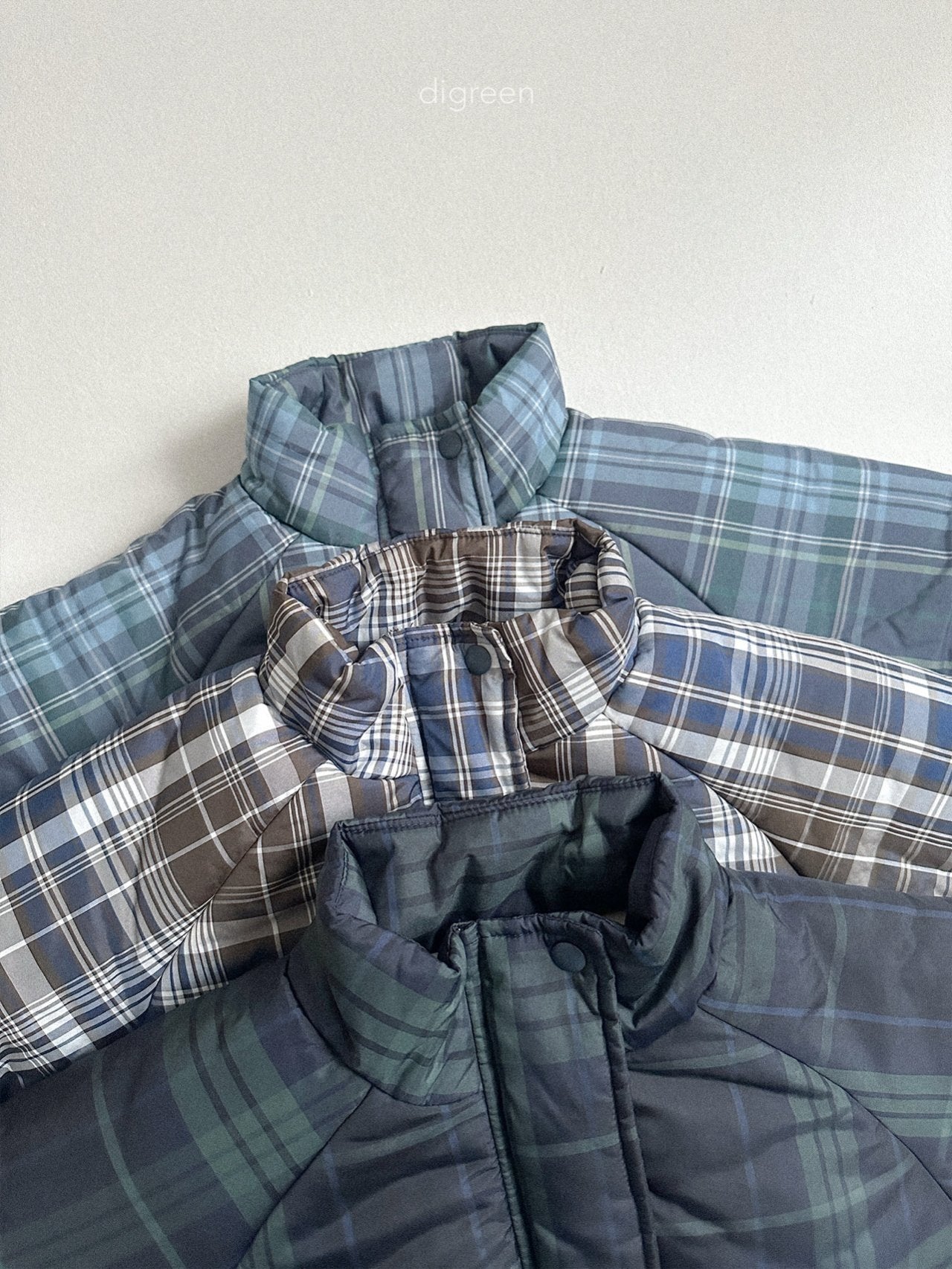 《予約》Tori Check Padding / digreen