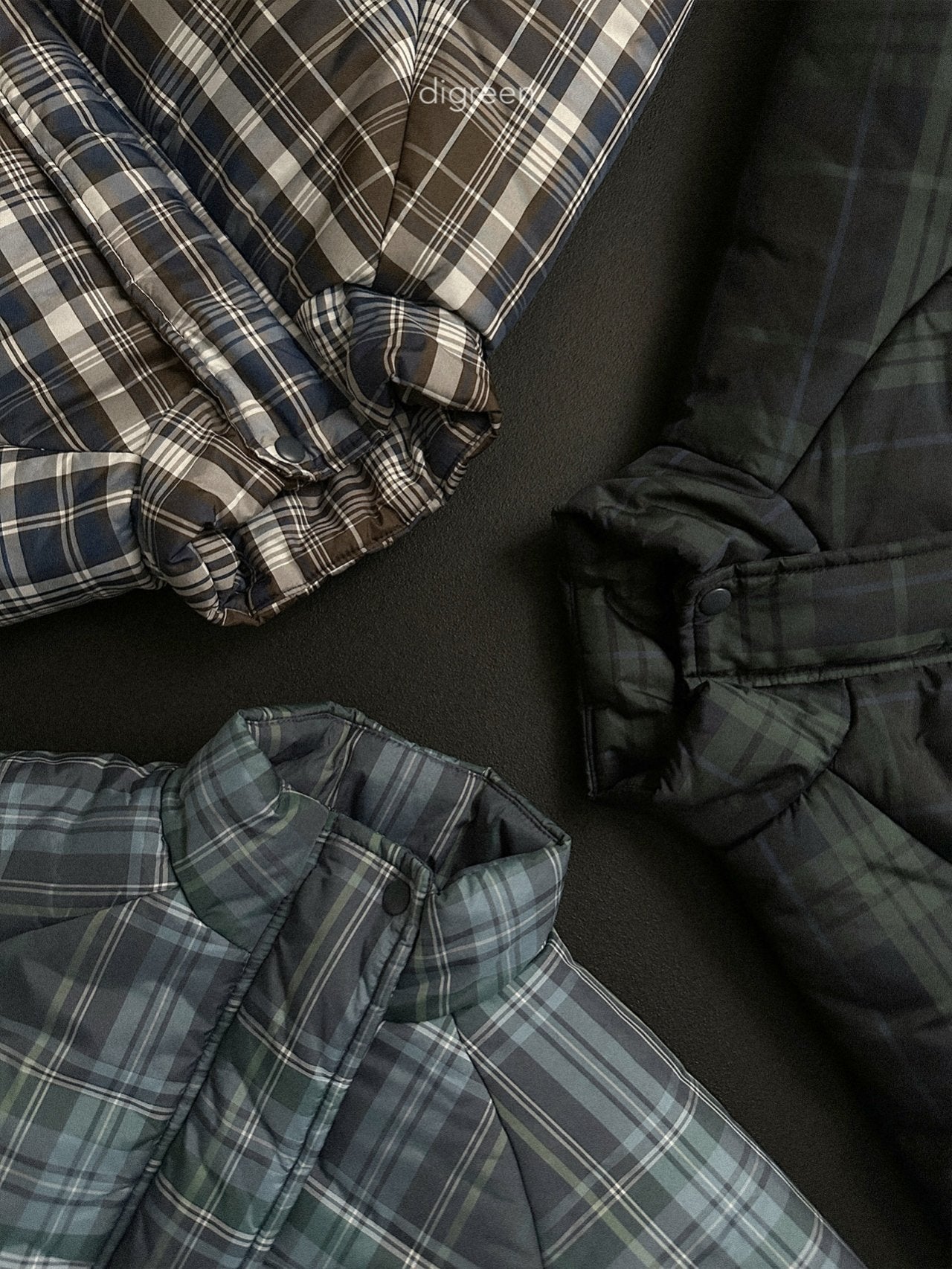 《予約》Tori Check Padding / digreen