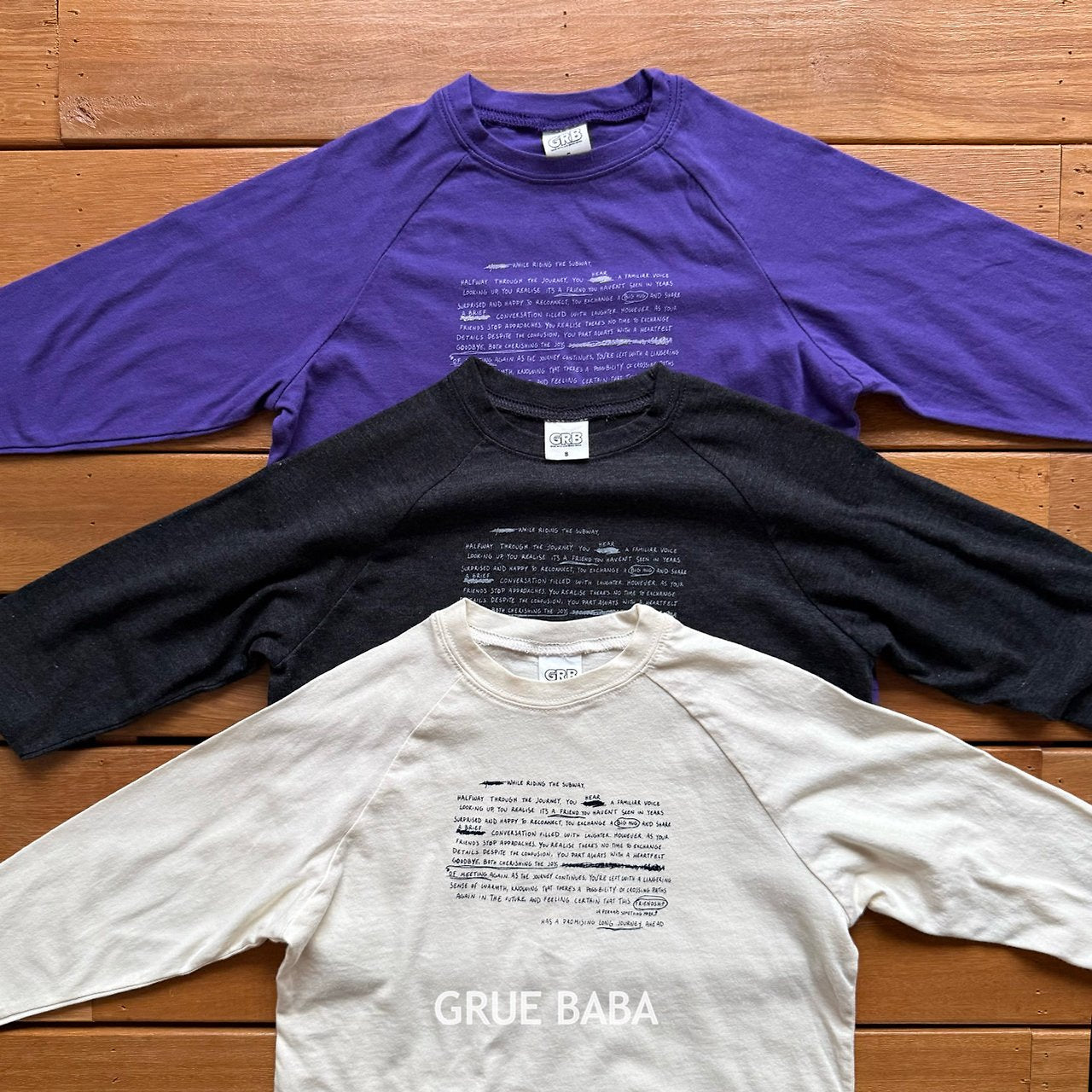 《予約》Sub Tee / GRUE BABA