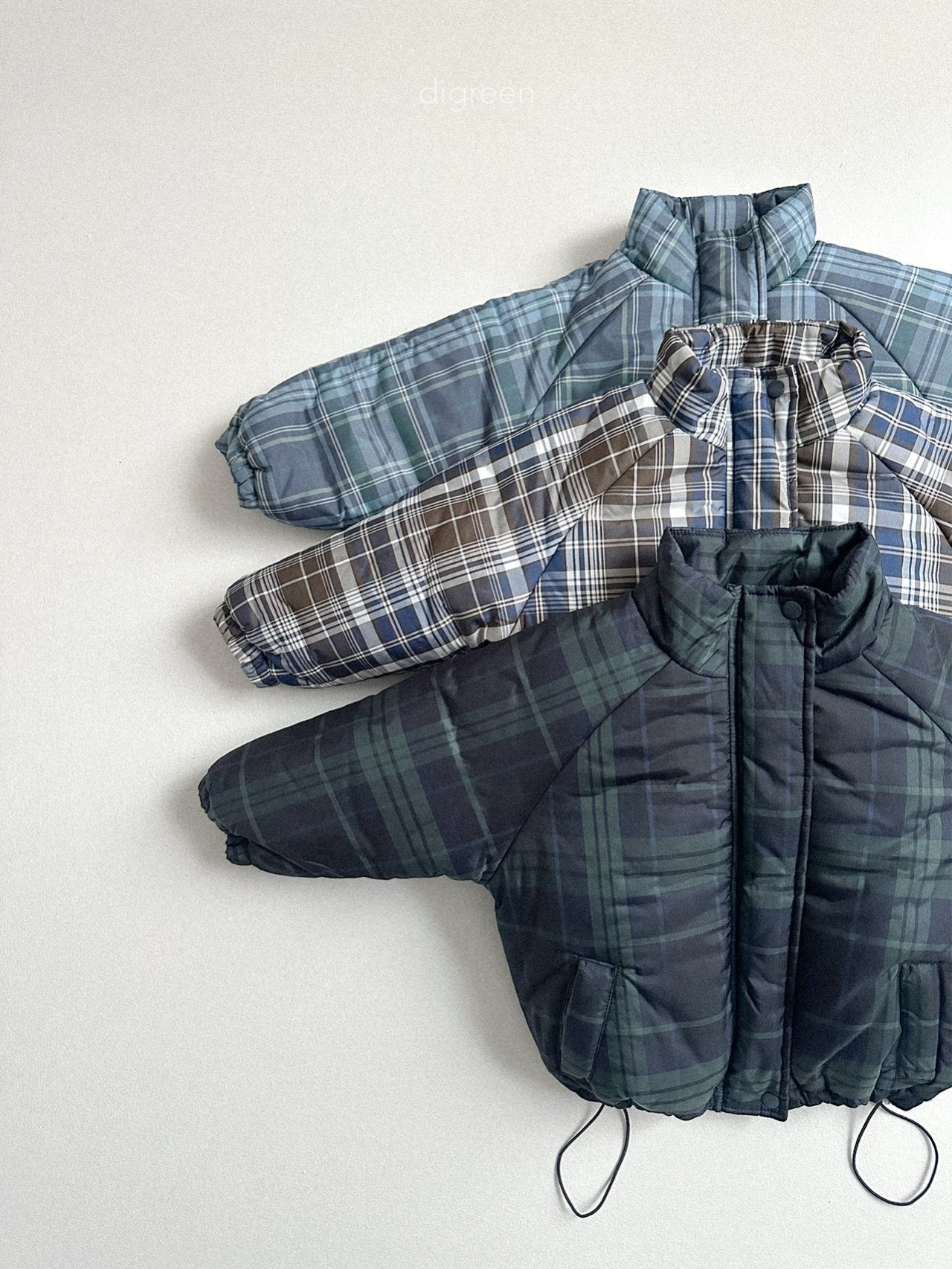 《予約》Tori Check Padding / digreen