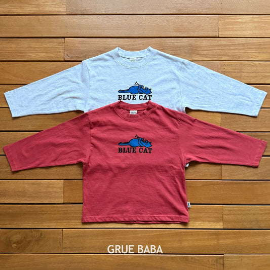 《予約》Blue Cat Tee / GRUE BABA