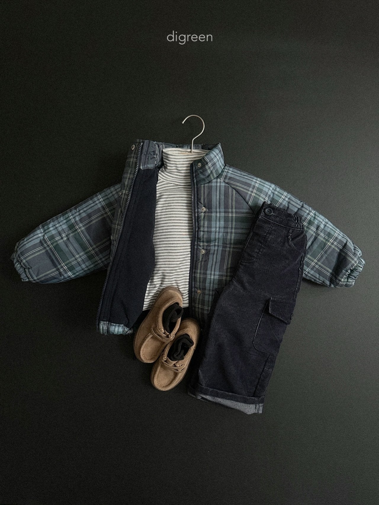 《予約》Tori Check Padding / digreen