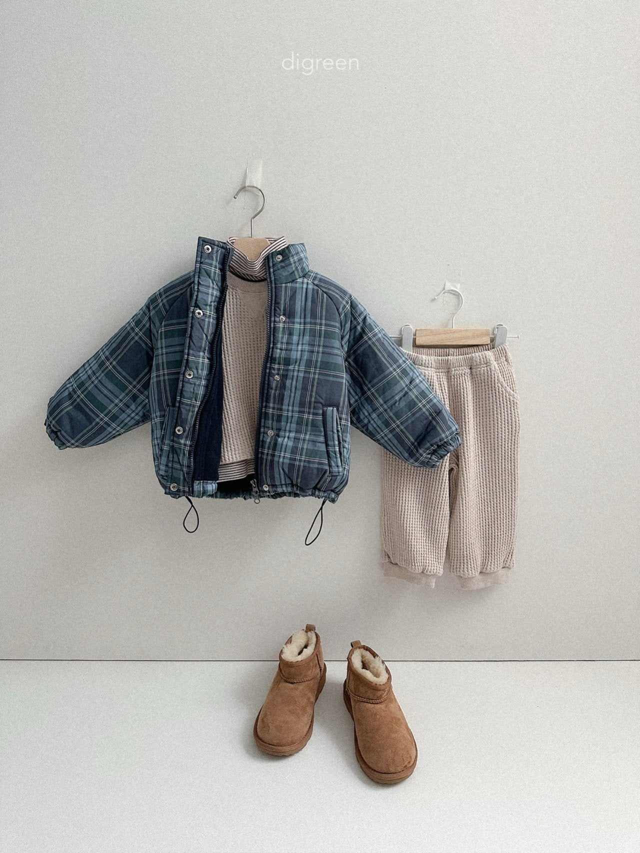 《予約》Tori Check Padding / digreen