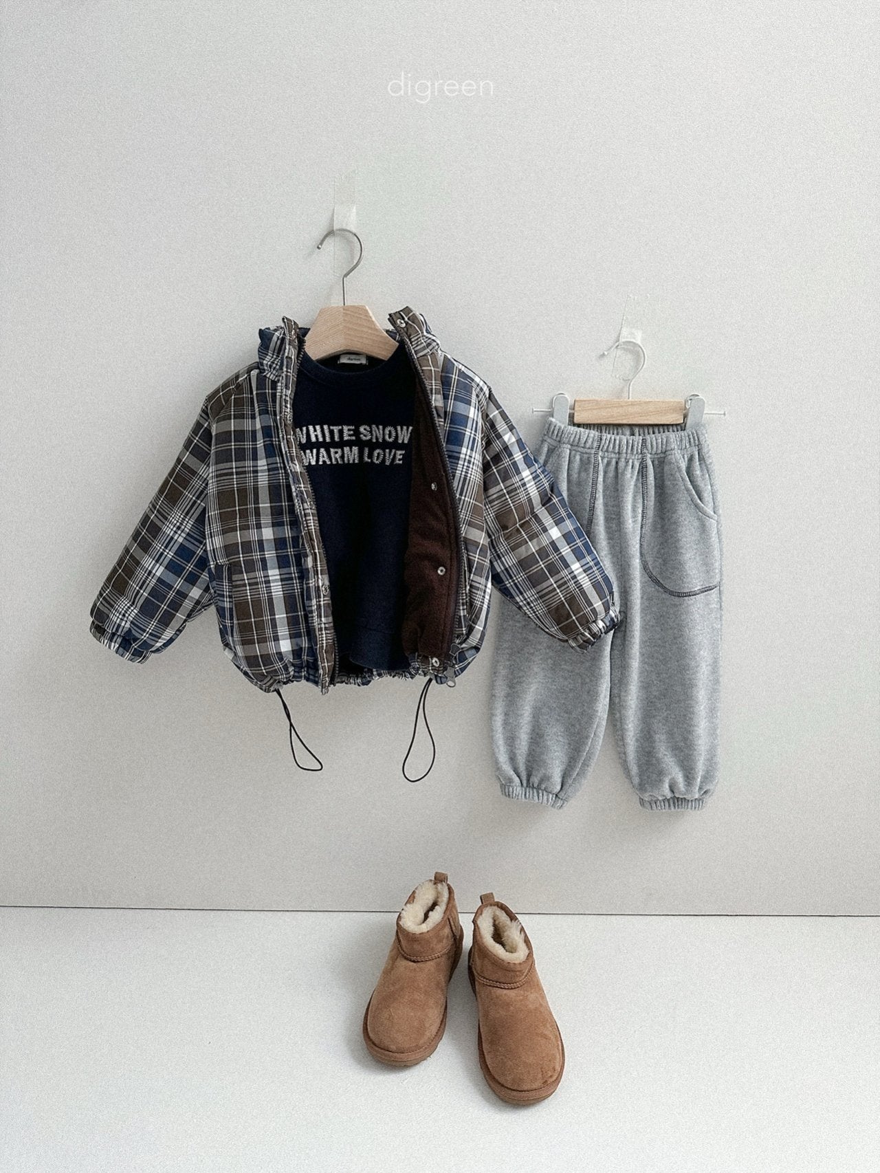 《予約》Tori Check Padding / digreen