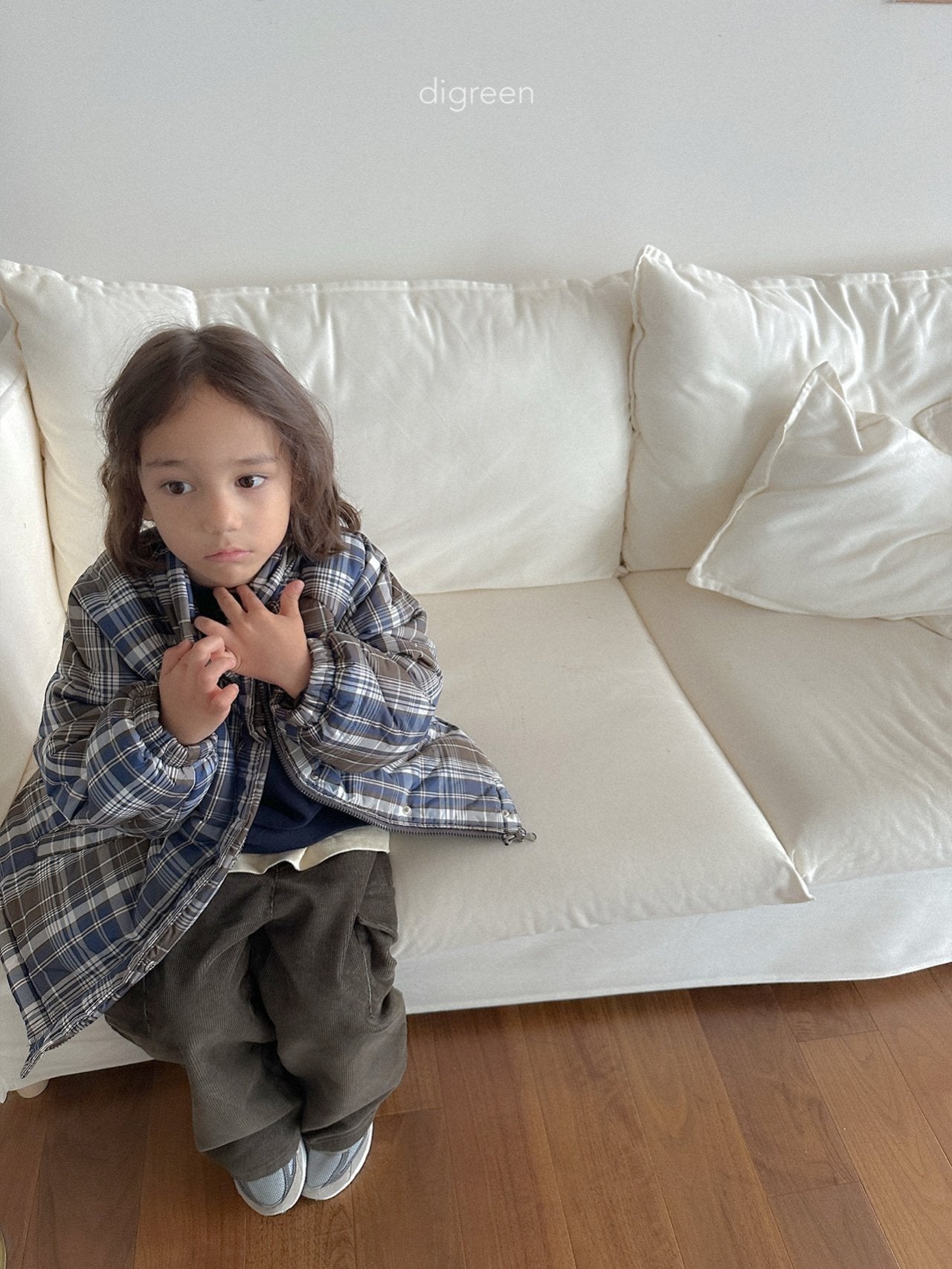 《予約》Tori Check Padding / digreen