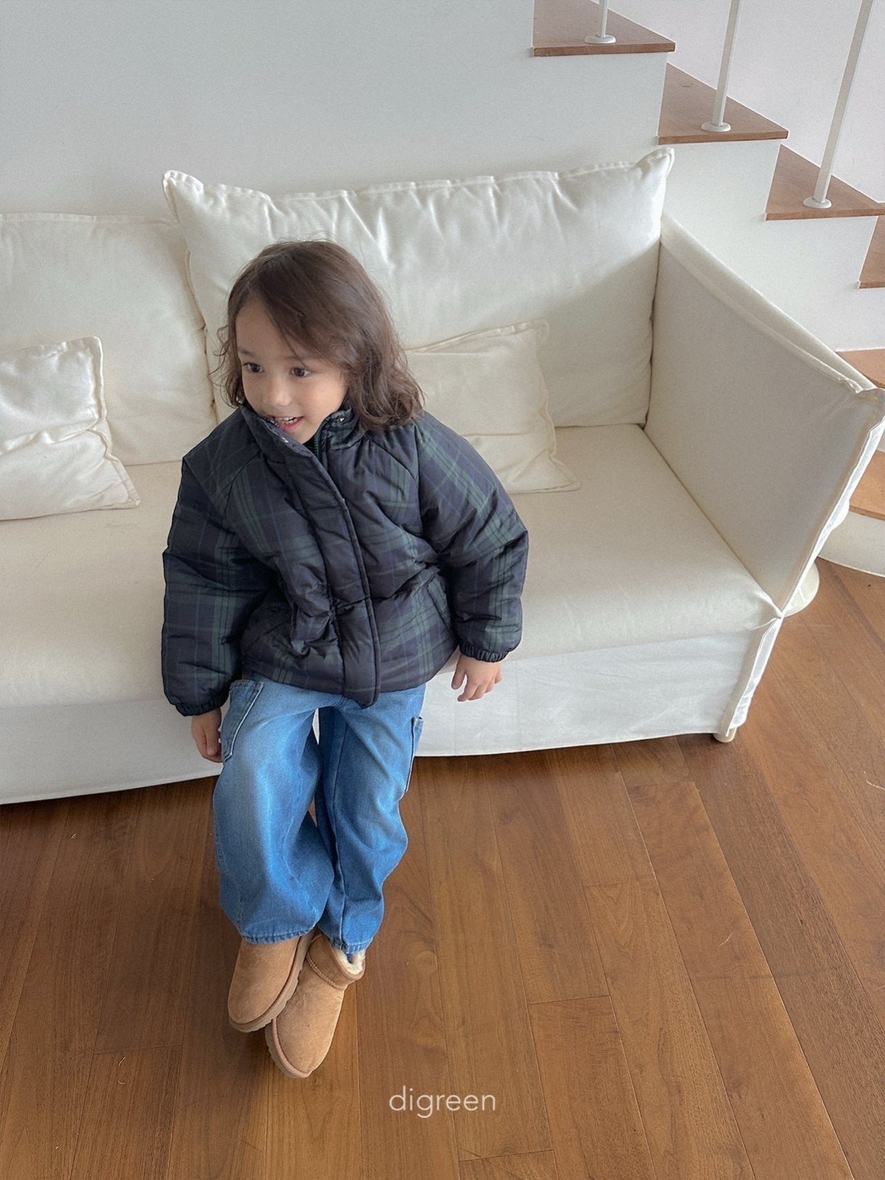 《予約》Tori Check Padding / digreen